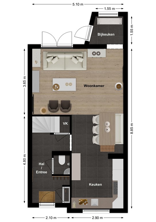 mediumsize floorplan